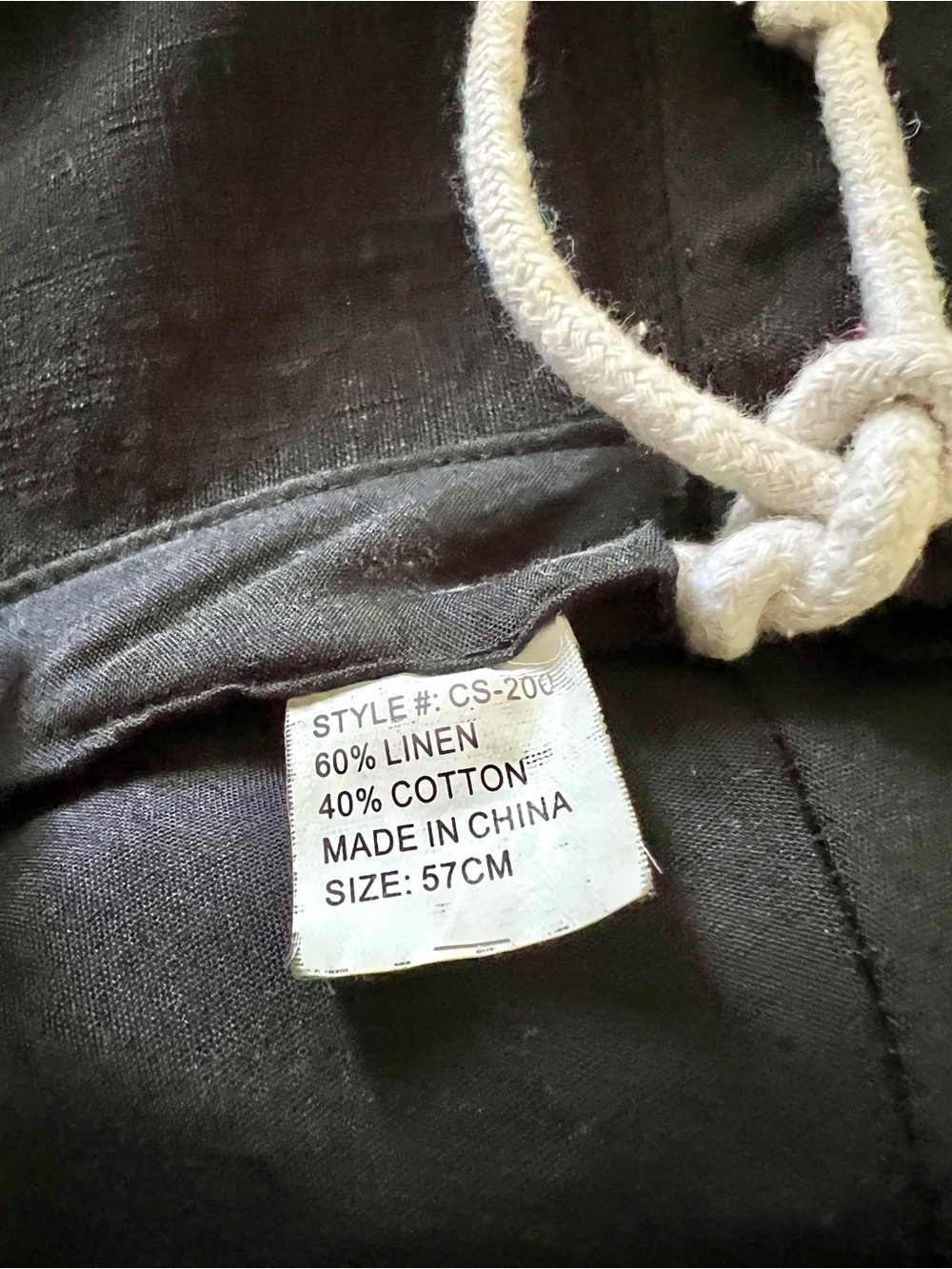 Cotton Sun Bucket Hat by Kallina, washable. - Picture 5 of 6